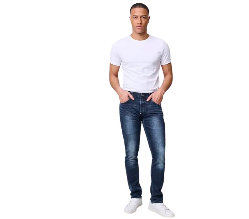 Blend Jean Twister Distressed Middle Blue