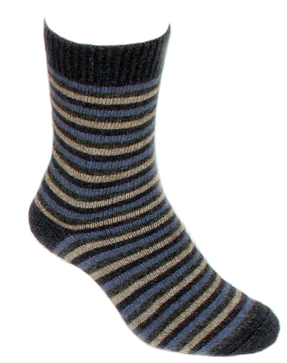 Lothlorian Sock Multi Stripe Denim