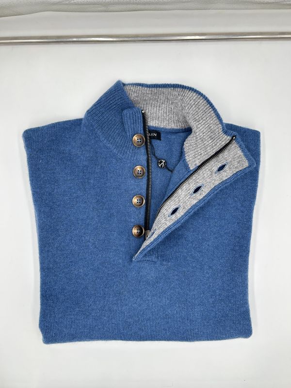Berlin 1/4 button LW15 Denim