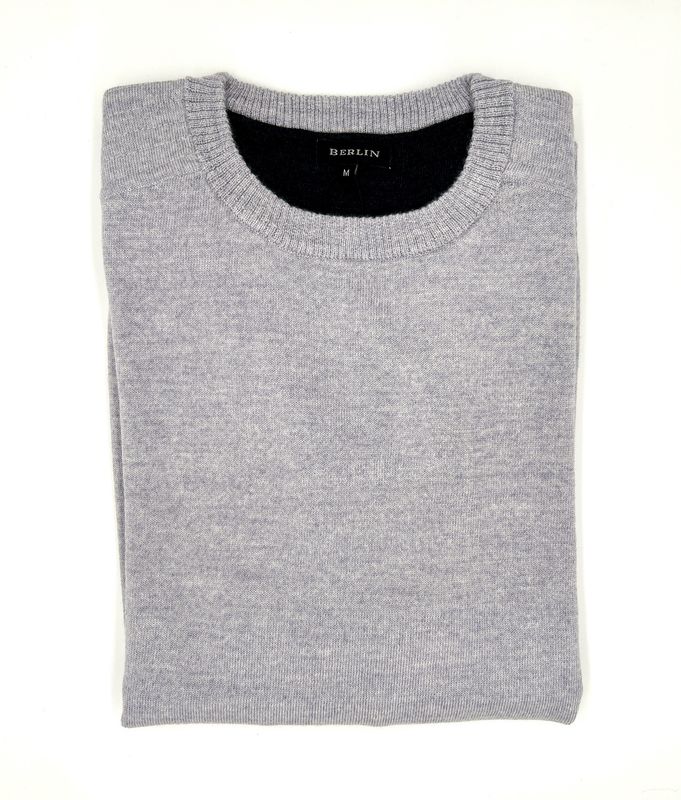 Berlin Crew Neck MW38  Grey Marle