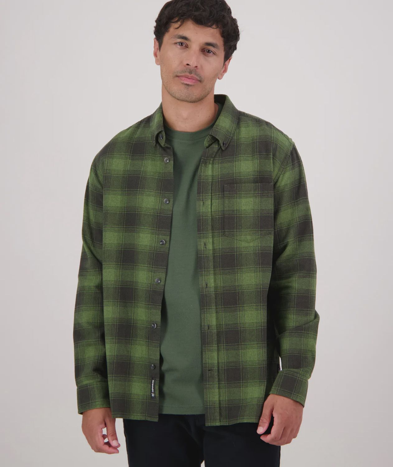 Swandri L/S  Westerfield Olive Check