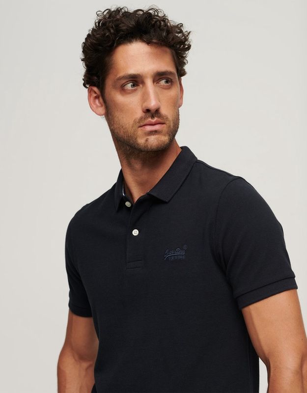 Superdry Polo Vintage Destroy Eclipse Navy