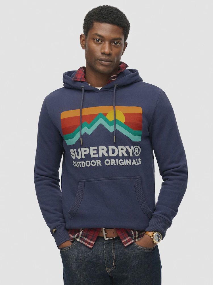 Superdry Hoodie Great Outdoors Navy