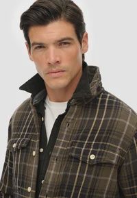 Superdry L/S Merchant Homestead Olive Green