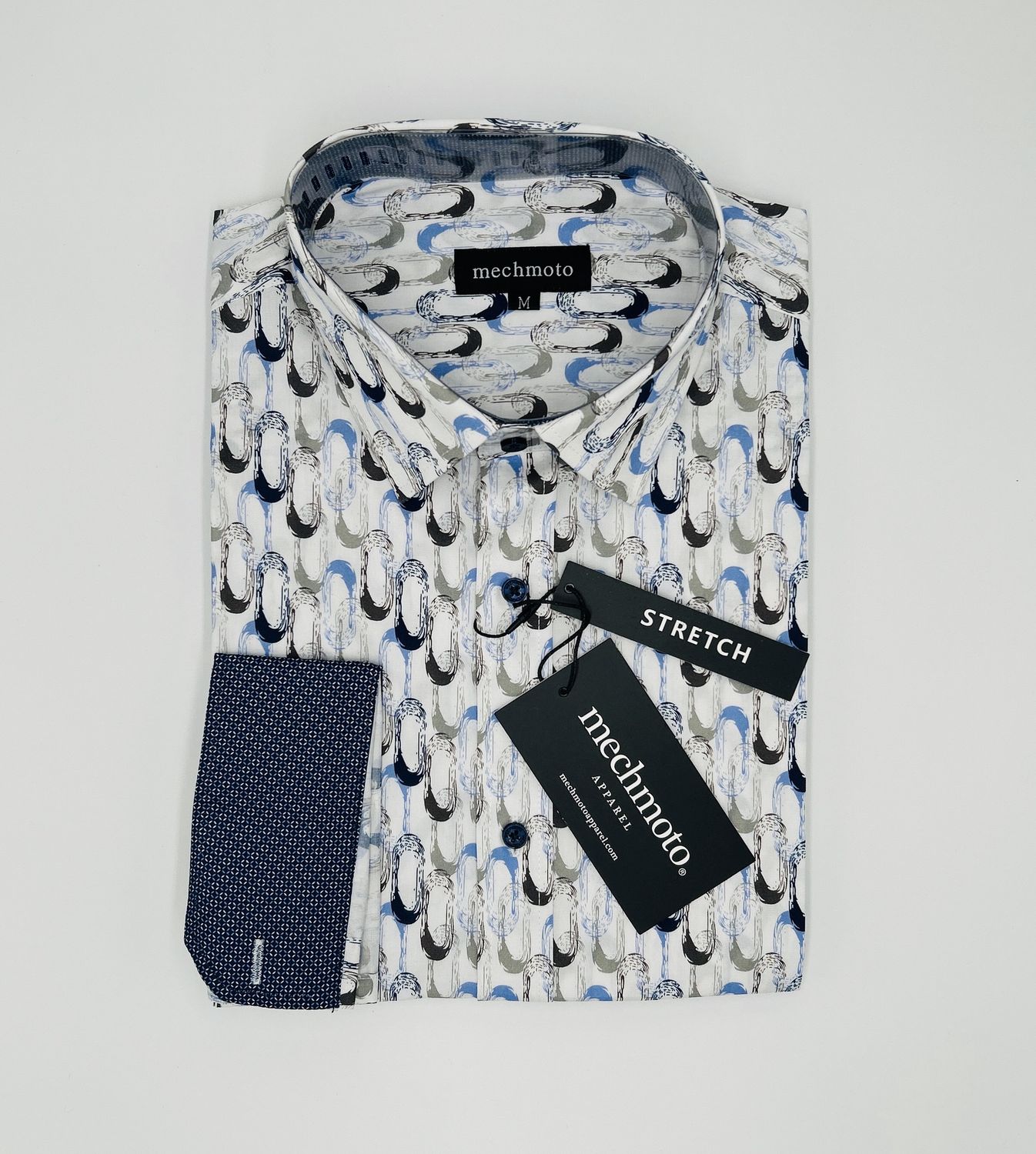 Mechmoto L/S Retro Blue