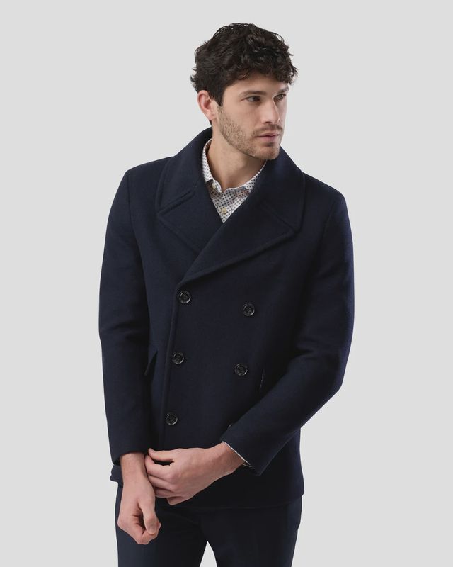 Brooksfield Jacket BFU1006 Pea Coat Navy