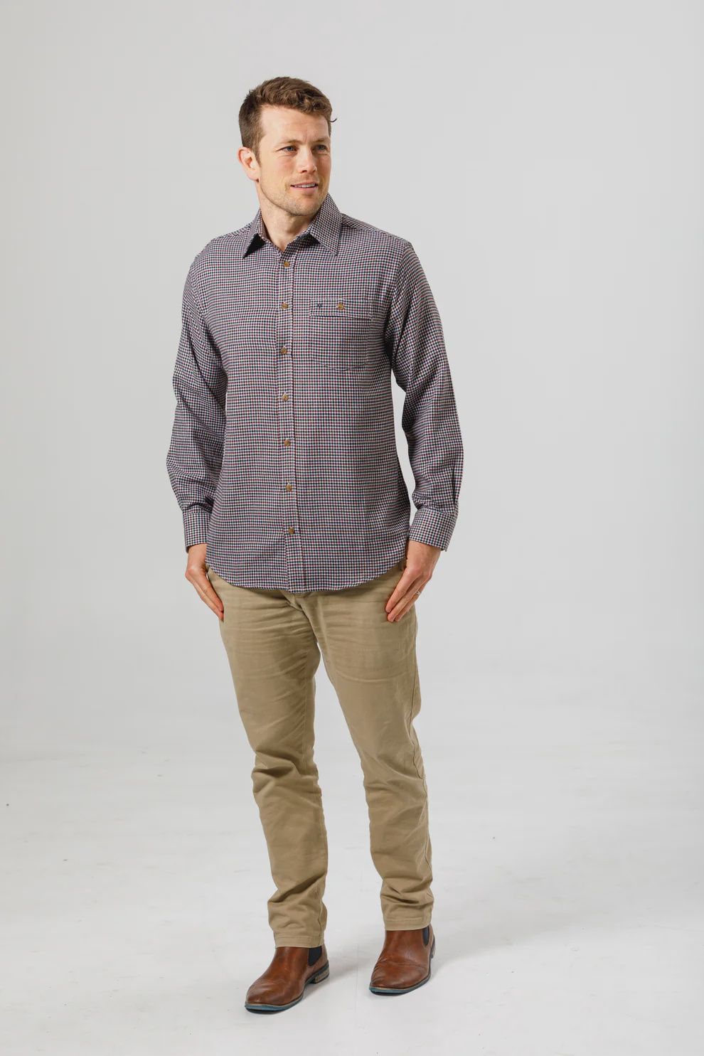 Vonnella L/S 6521s Burgandy