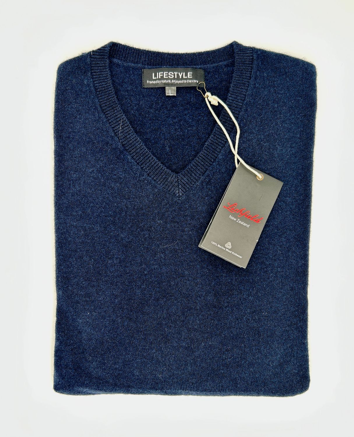 Lichfield V-Neck 9903 Navy