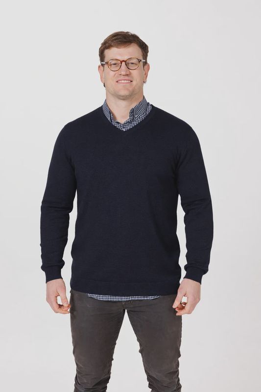 Lichfield V-Neck 9903 Navy