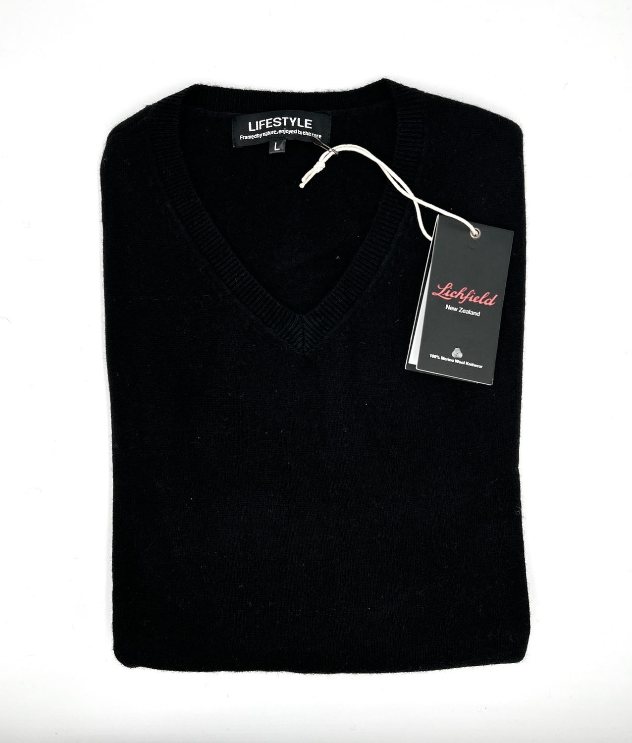 Lichfield V-Neck 9903 Black