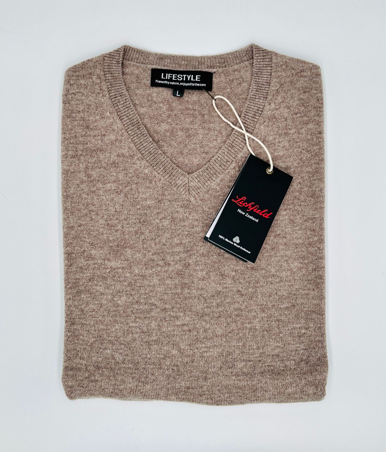 Lichfield V-Neck 9903 Camel