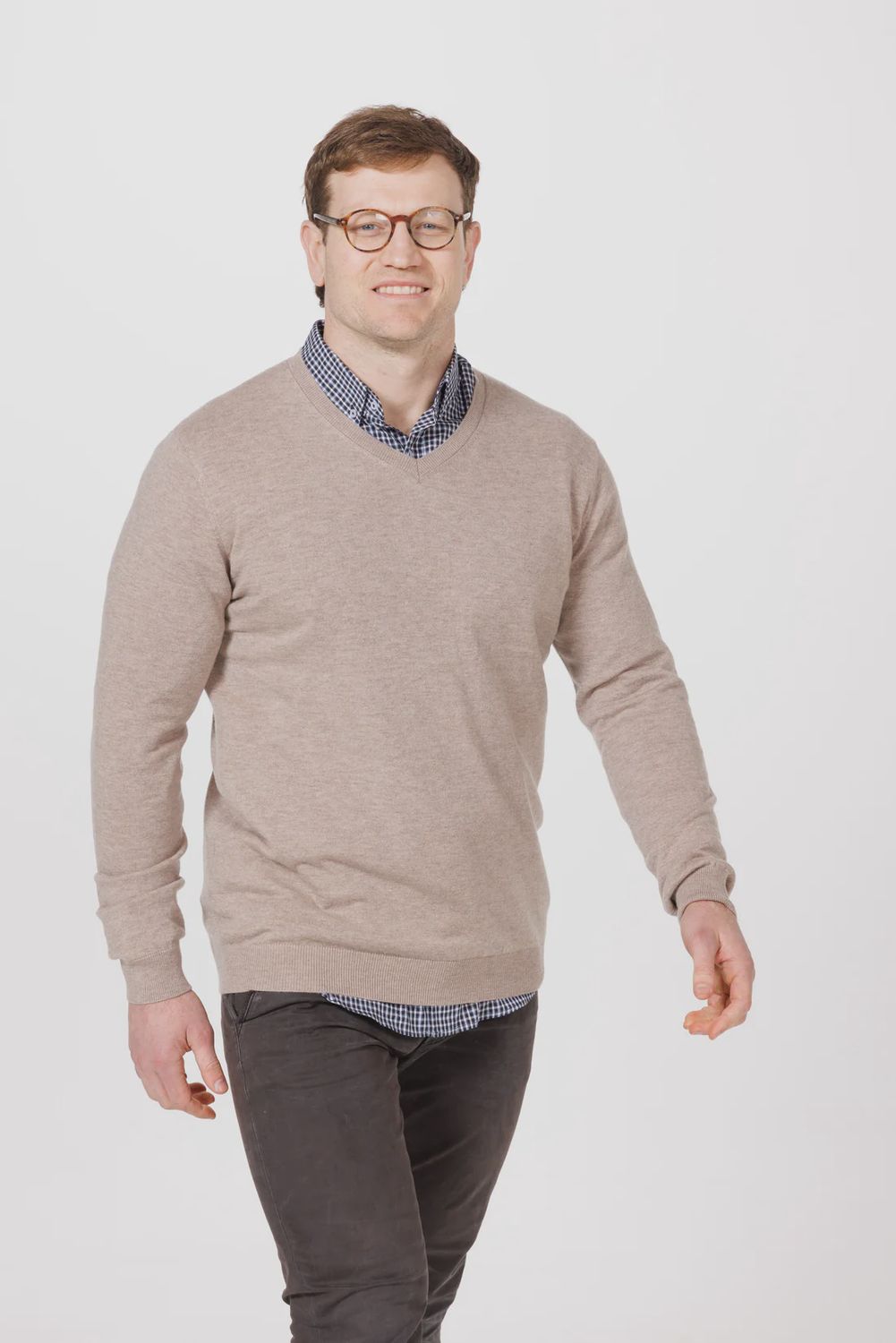 Lichfield V-Neck 9903 Camel