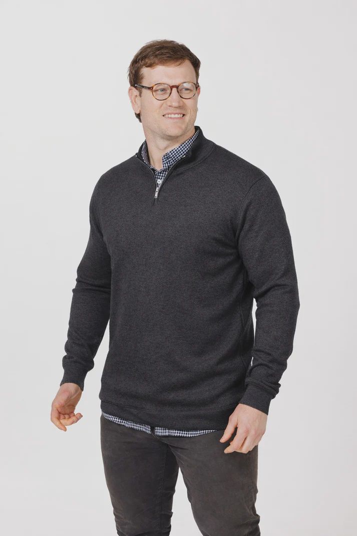 Lichfield 1/4 Zip 9901 Charcoal