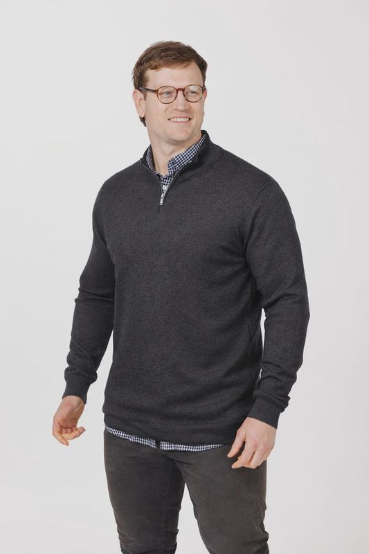 Lichfield 1/4 Zip 9901 Charcoal