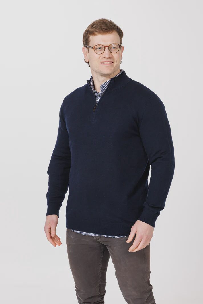 Lichfield 1/4 Zip 9901 Navy
