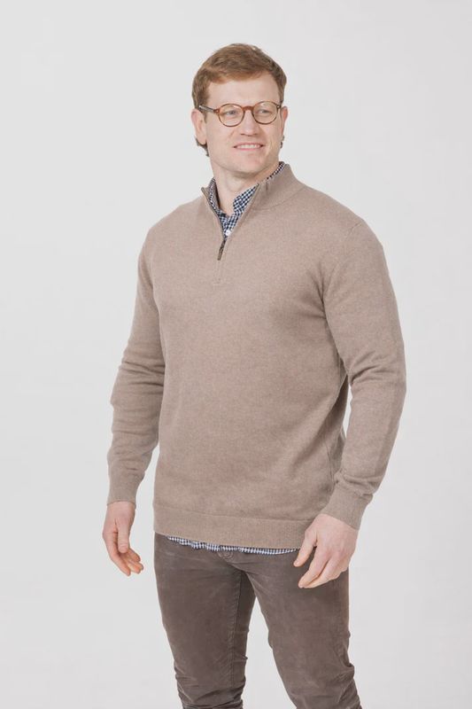 Lichfield 1/4 Zip 9901 Natural