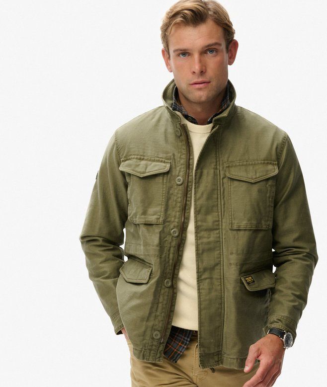 Superdry Collared M65 Jacket Olive