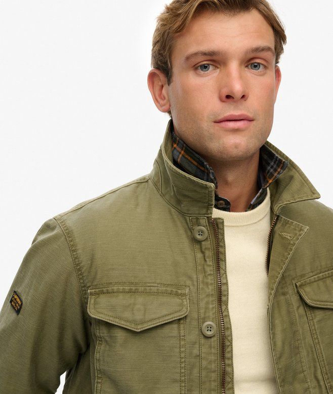 Superdry Collared M65 Jacket Olive