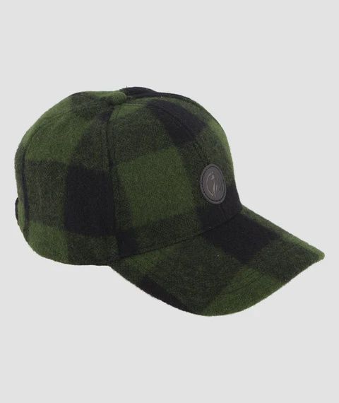 Swanndri Cap Wool Olive/Black Check