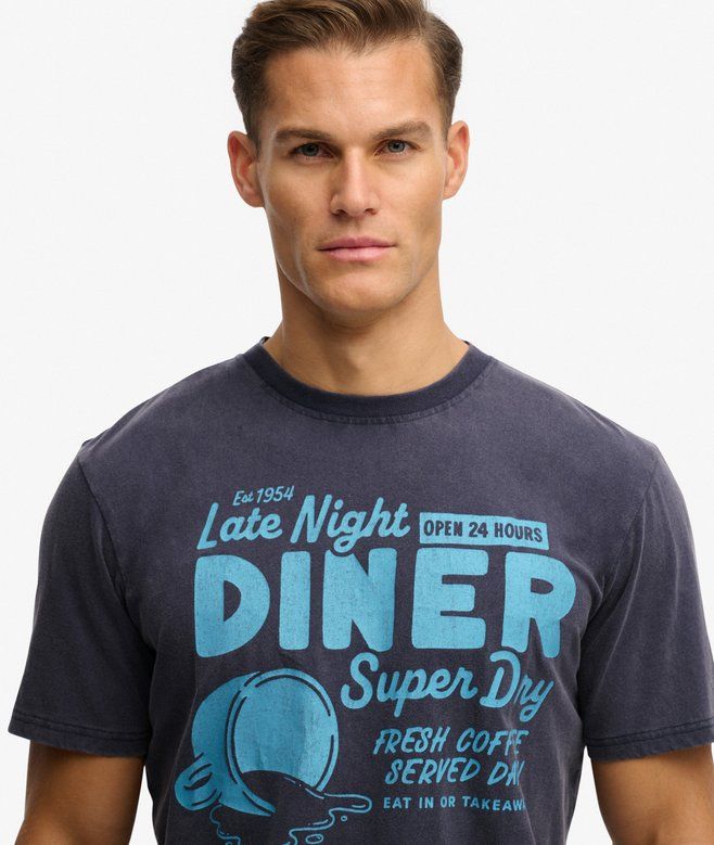 Superdry tee Local Business Lauren Navy