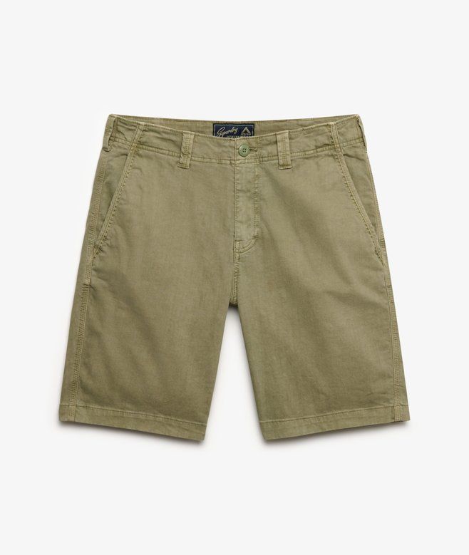 Superdry Short Utility Chino Oil Green