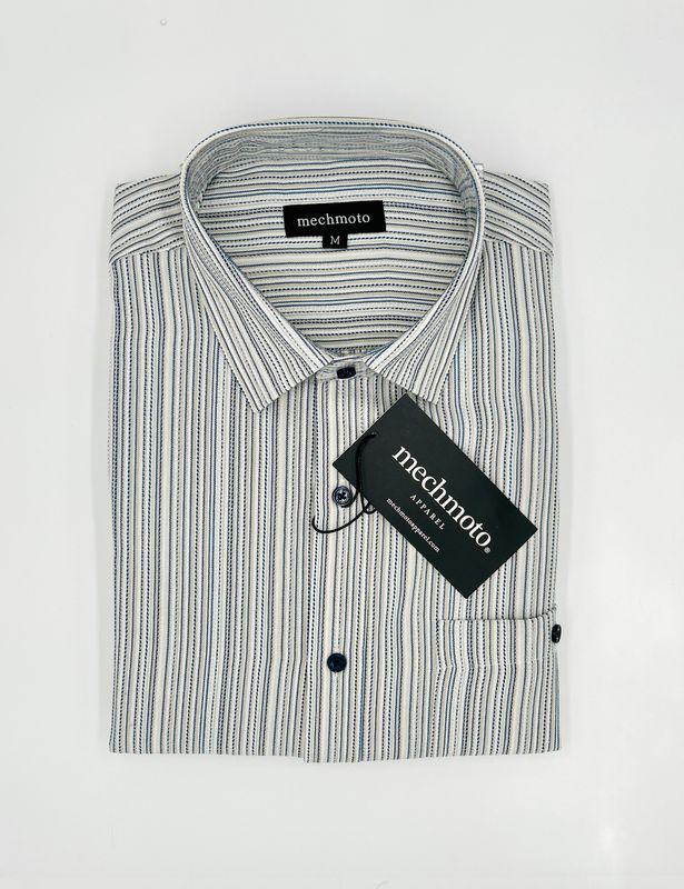 Mechmoto S/S 122 Striped Knit Blue