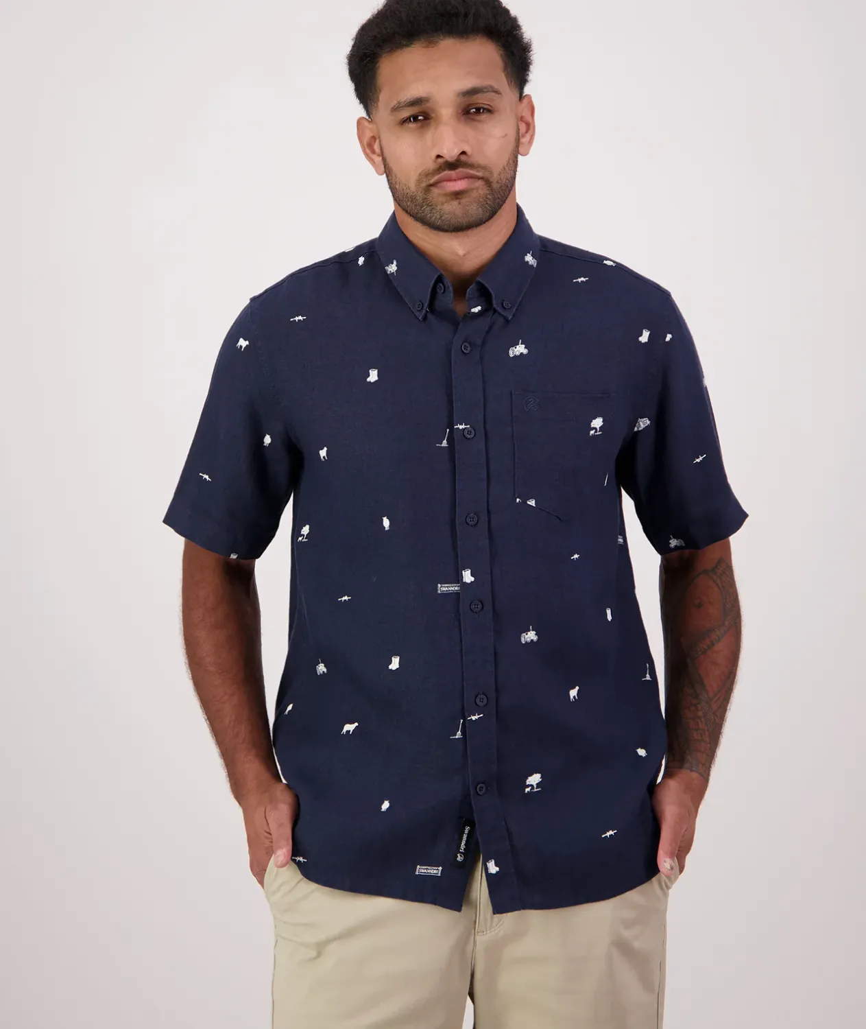 Swanndri S/S Linen Farm Vibes