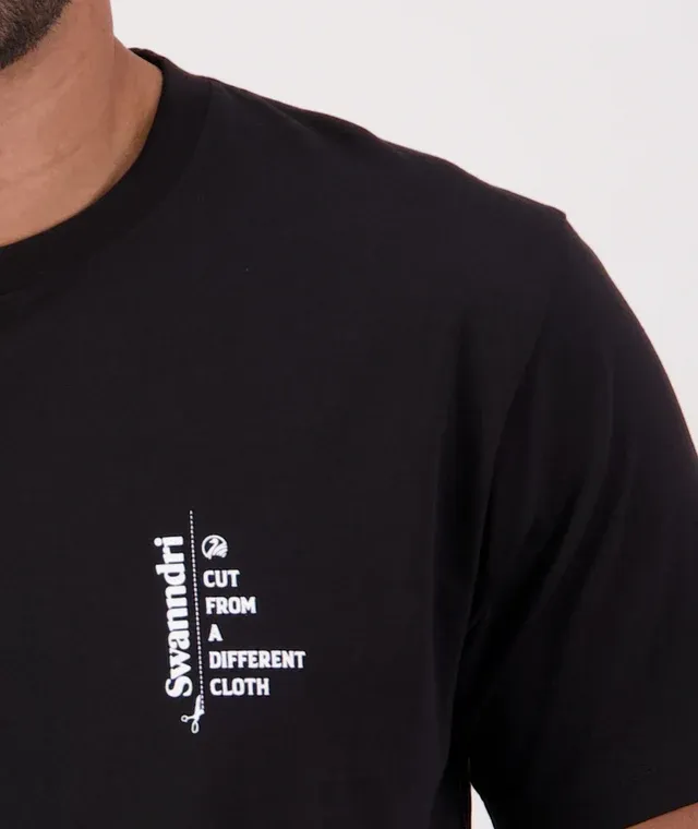 Swanndri Tee Black Sheep Blk/White