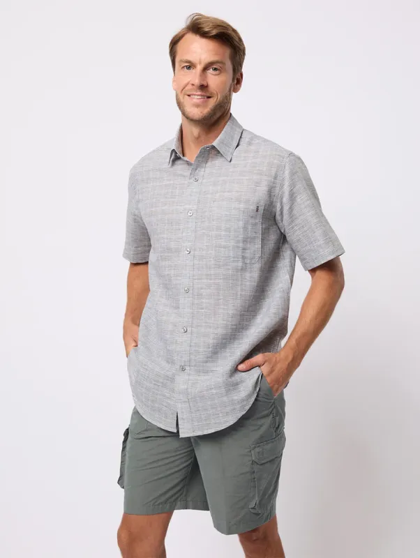 Breakaway S/S Foster Linen Sprout