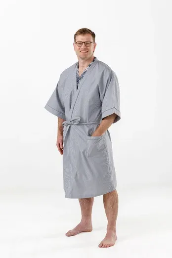 Lichfield Robe Kimono Charcoal