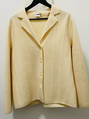 LUCIA boiled wool blazer size 18 UK (XL)
