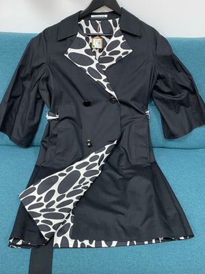 JAEGER coat silk/cotton REVERSIBLE size M