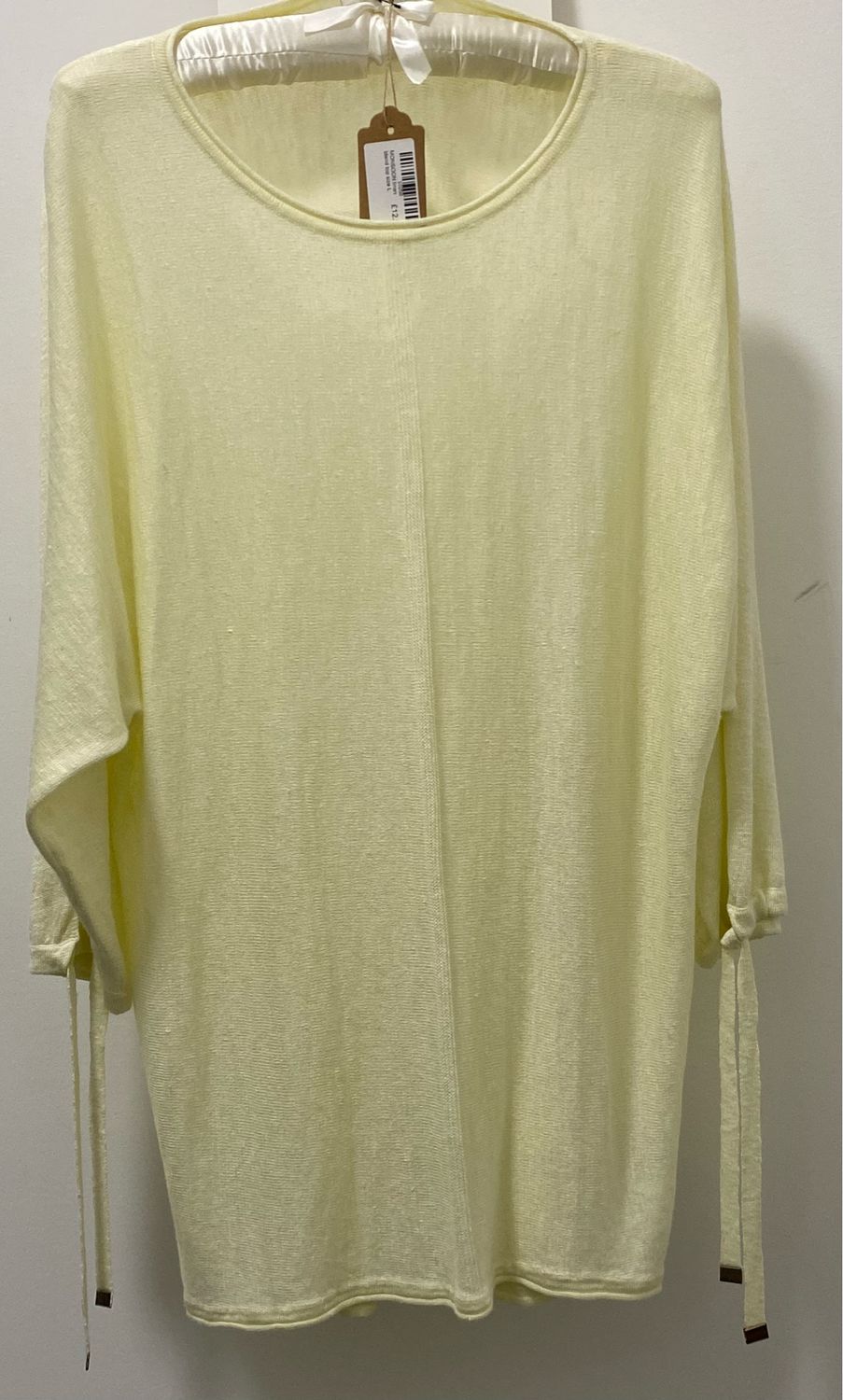 MONSOON linen blend top size L