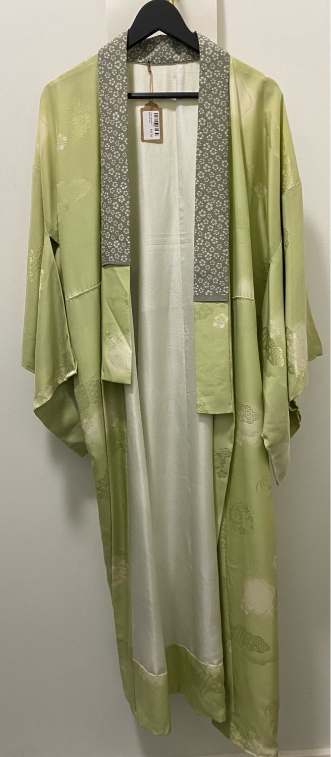 Long Japanese KIMONO silk