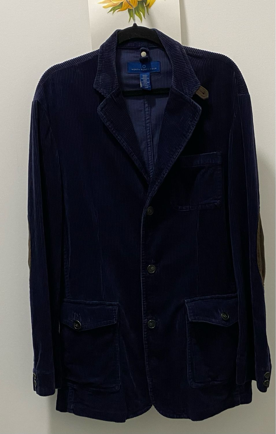 NORTH FORTY FOUR corduroy blazer size L