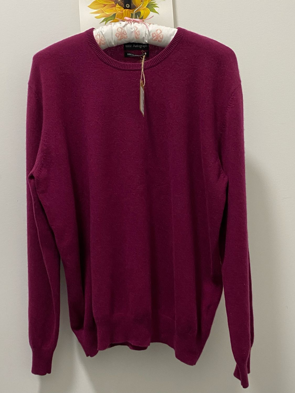 AUTOGRAPH 100% cashmere men jumper size  L/XL