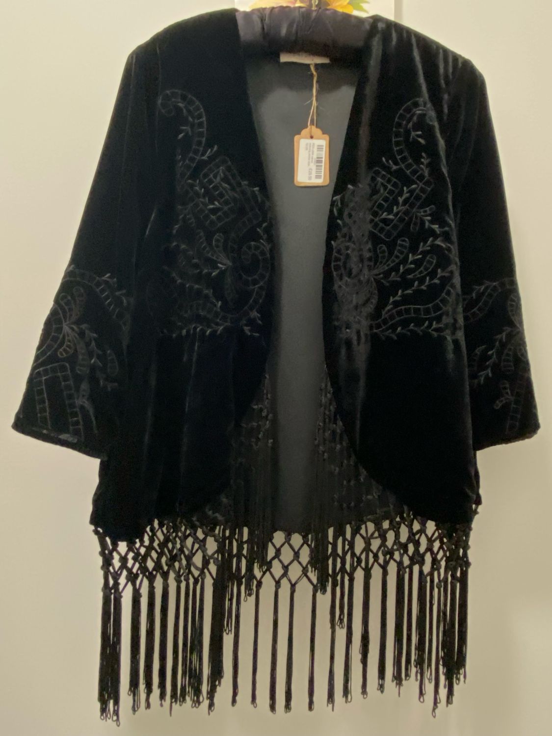 PER UNA velvet evening jacket size 12 UK
