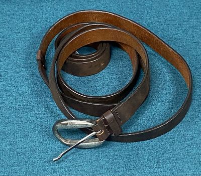 JIGSAW very long belt brown leather