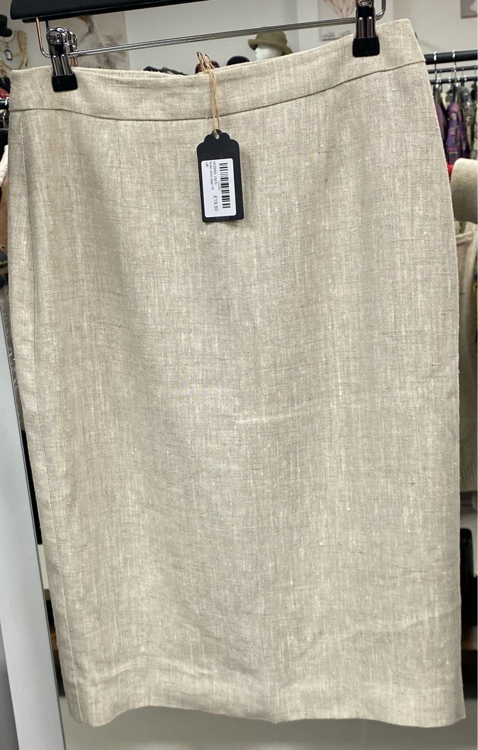 HOBBS 100% linen skirt size 10 UK