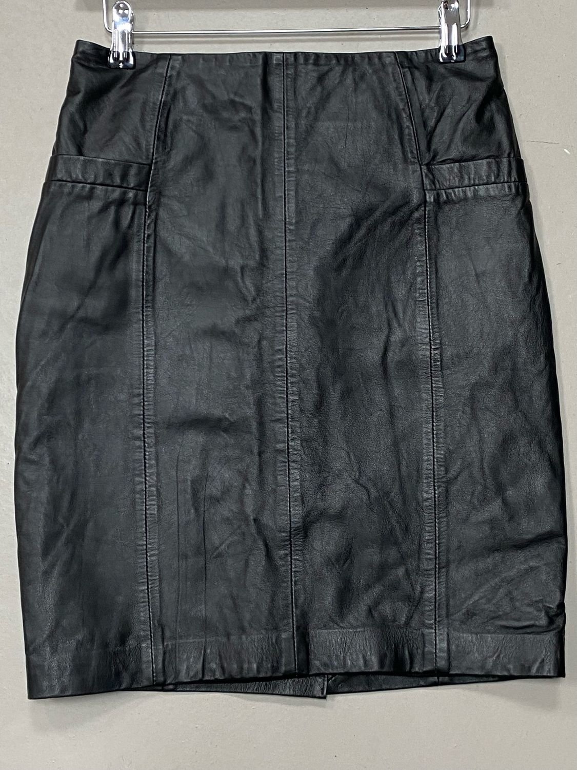 MANGO genuine leather skirt size 8 UK
