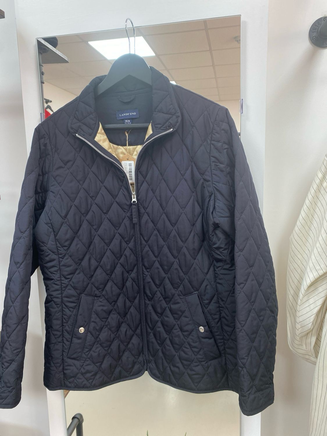 LAND&#39;END quilted jacket size M
