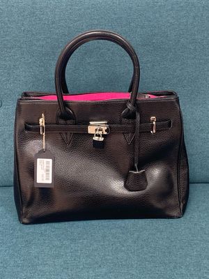 Joseph Conran black bag with padlock
