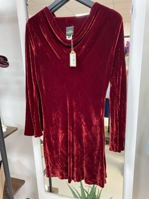 WHISTLES velvet dress size 10 UK