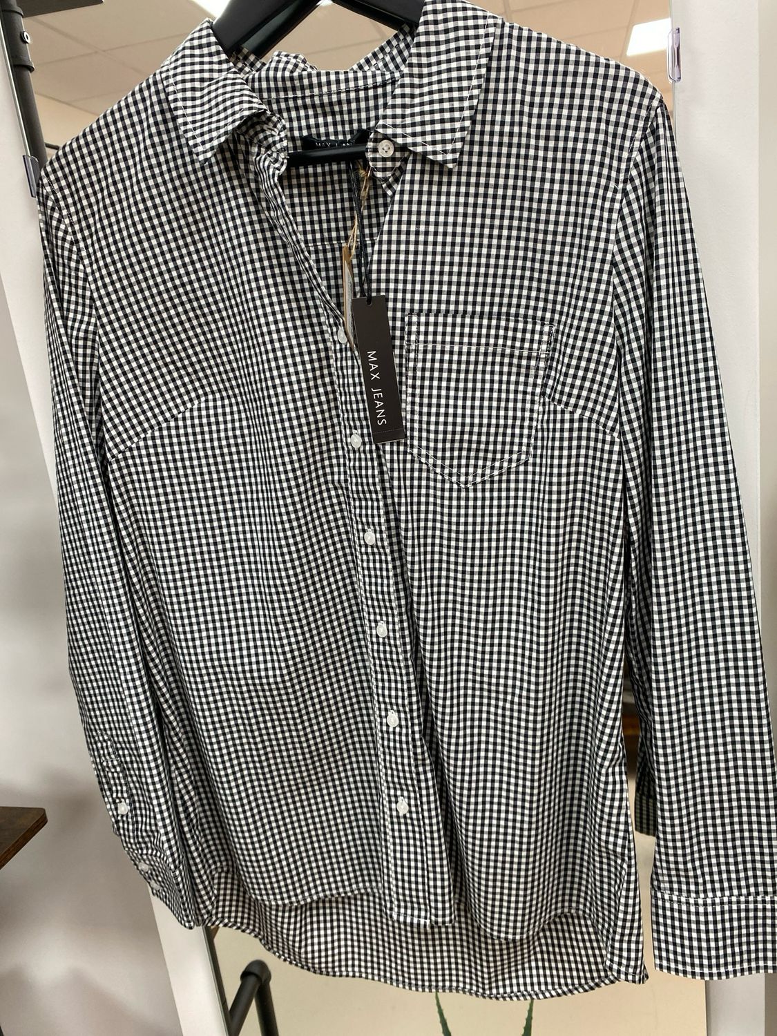 MAX JEANS ladies shirt size L
