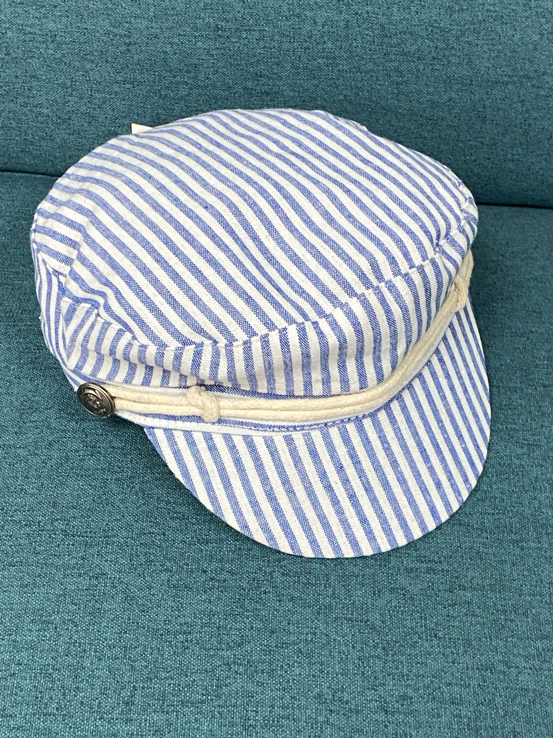 Marine theme stripy hat