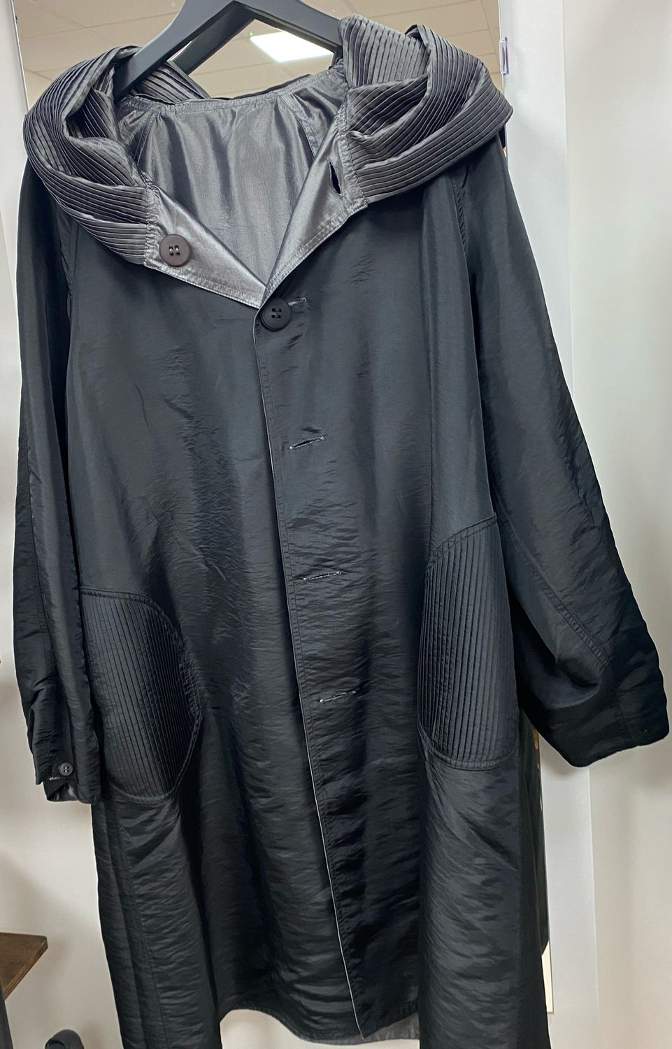 UBU reversible coat silver / black size XL