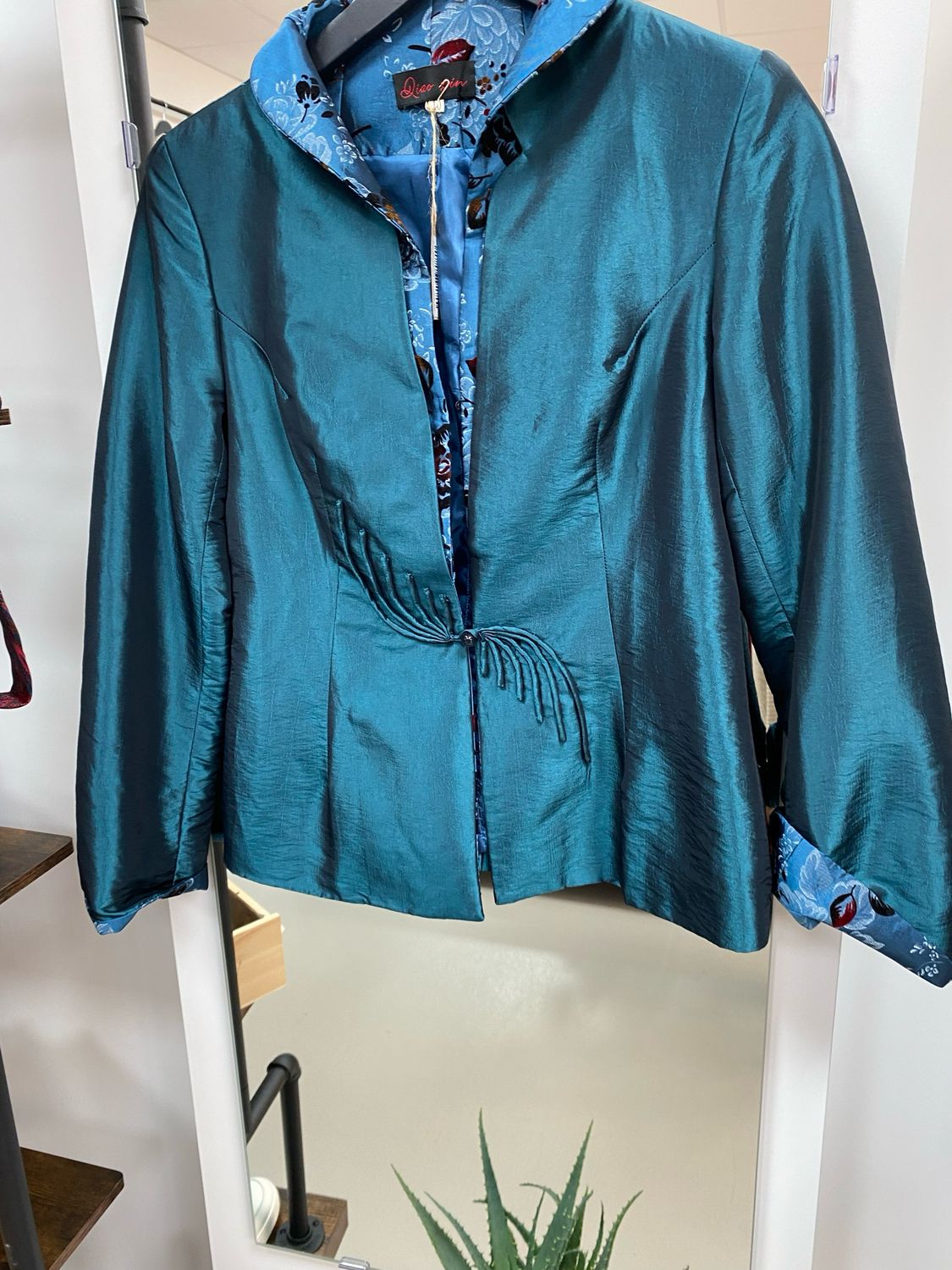 Silk blend blazer size 10 UK