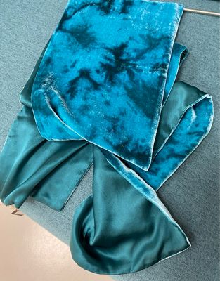 John Lewis Viscose silk velvet scarf