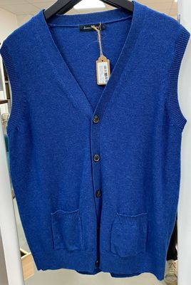James Pringle 100% wool vest sleeveless cardigan size L