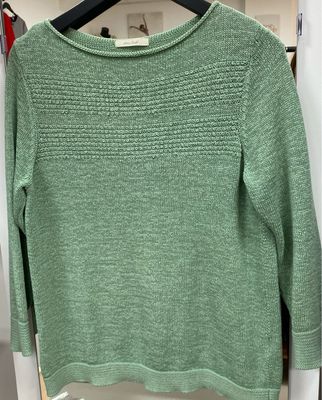 White Stuff jumper linen cotton blend size M